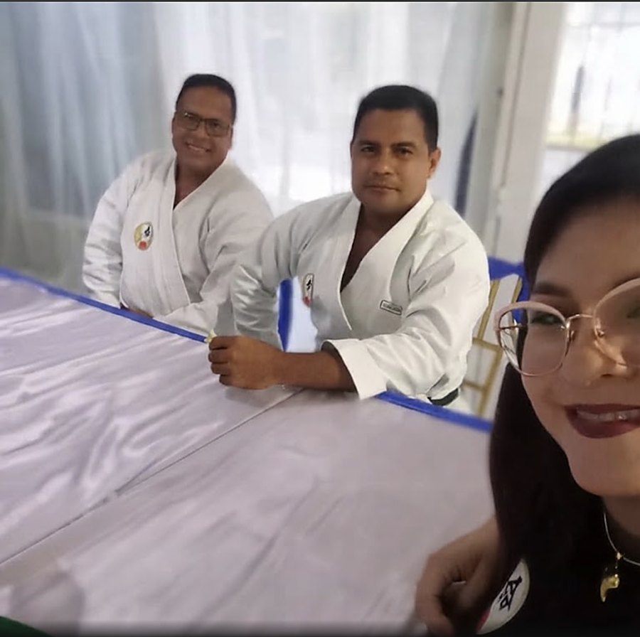 El Sensei José Rondón en el examen de grado de mayo 2026